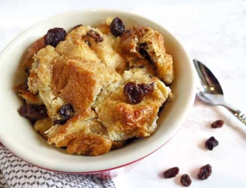 Blueberry Raisin Bread Pudding